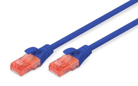 Patchcord DIGITUS UTP kat. 6 0,5m PVC niebieski