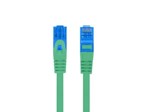 Patchcord Lanberg S/FTP kat.6A 1m LSZH CCA fluke passed zielony