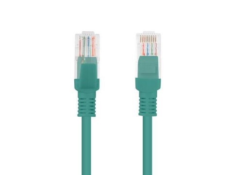 Patchcord Lanberg UTP kat.5e 0,25m zielony