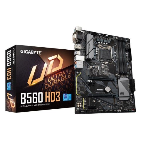 Płyta Gigabyte B560 HD3 (rev. 1.0) /B560/DDR4/SATA3/M.2/USB3.0/PCIe4.0/s.1200/ATX