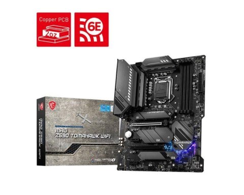 Płyta MSI MAG Z590 TOMAHAWK WIFI /Z590/DDR4/SATA3/M.2/USB3.2/WiFi/BT/PCIe4.0/s.1200/ATX
