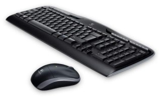 Zestaw bezprzewodowy klawiatura + mysz Logitech MK330 czarny