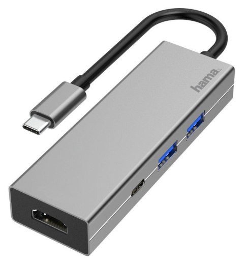 Hub USB Hama multiport USB-C 2xUSB-A 3.2, 1xTYP-C, 1xHDMI