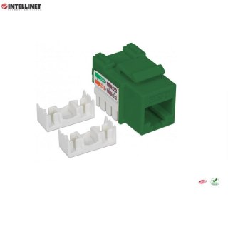 Moduł Keystone Intellinet RJ45 UTP Cat.5e, zielony