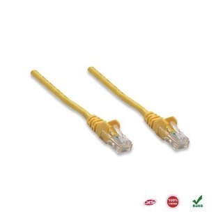 PatchCord 100% miedź Intellinet Cat.5e UTP, 3m, żółty