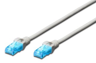 Patchcord DIGITUS UTP kat. 5e 15m PVC szary