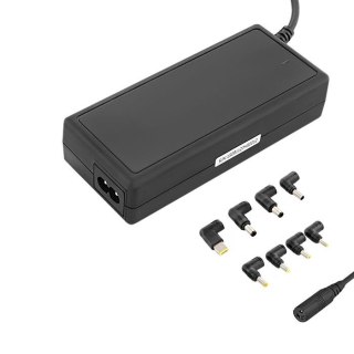 Zasilacz sieciowy uniwersalny Qoltec 90W automatyczny 9 wtyczek | +kabel zasilający