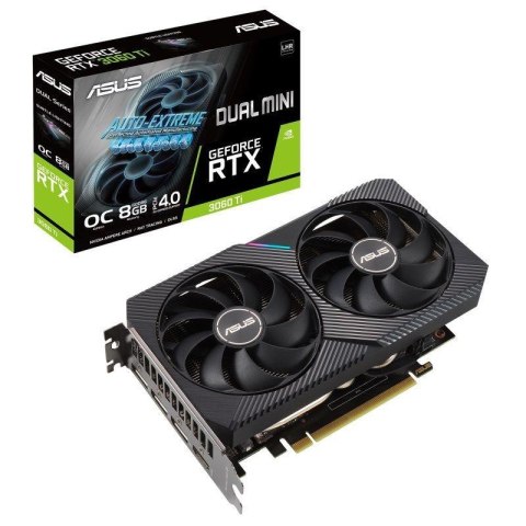 Karta VGA Asus DUAL GeForce RTX 3060 Ti V2 MINI OC Edition DUAL-RTX3060TI-O8G-MINI-V2 8GB GDDR6 256bit 2xHDMI+3xDP PCIe4.0
