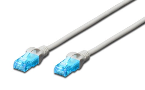 Patchcord DIGITUS UTP kat. 5e 25m PVC szary