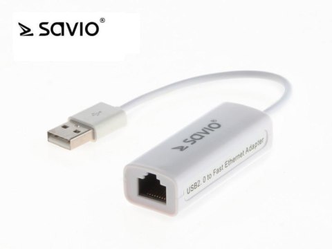 Adapter USB - RJ45 Savio CL-24