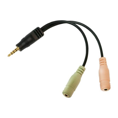 Adapter audio stereo LogiLink CA0021 3,5mm jack (M) > 2x 3,5mm jack (F)