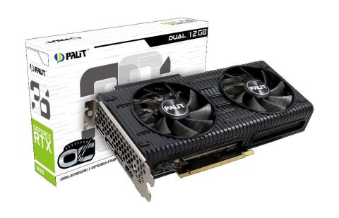 Karta VGA Palit GeForce RTX 3060 Dual OC 12GB GDDR6 192bit HDMI 3xDP PCIe4.0