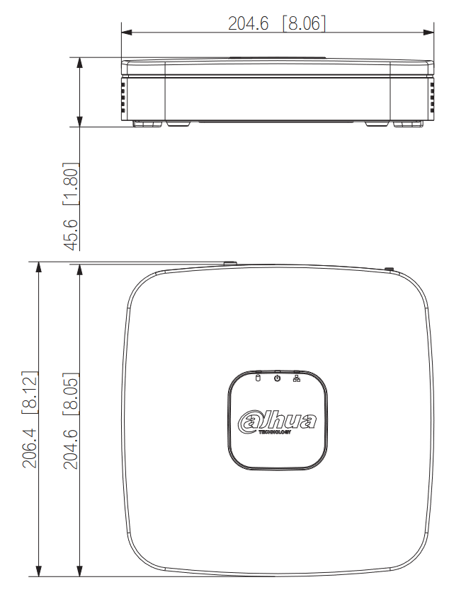 REJESTRATOR IP DAHUA NVR2108-4KS3